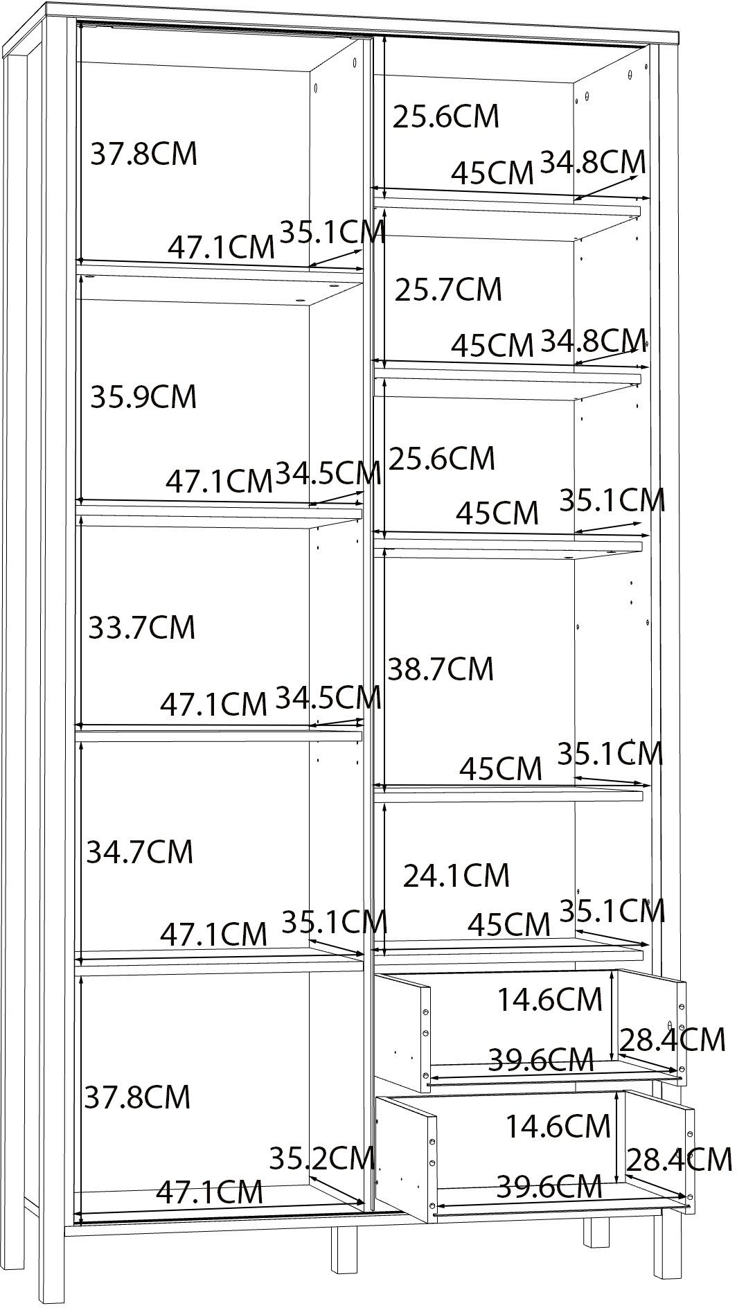 FORTE Highboard