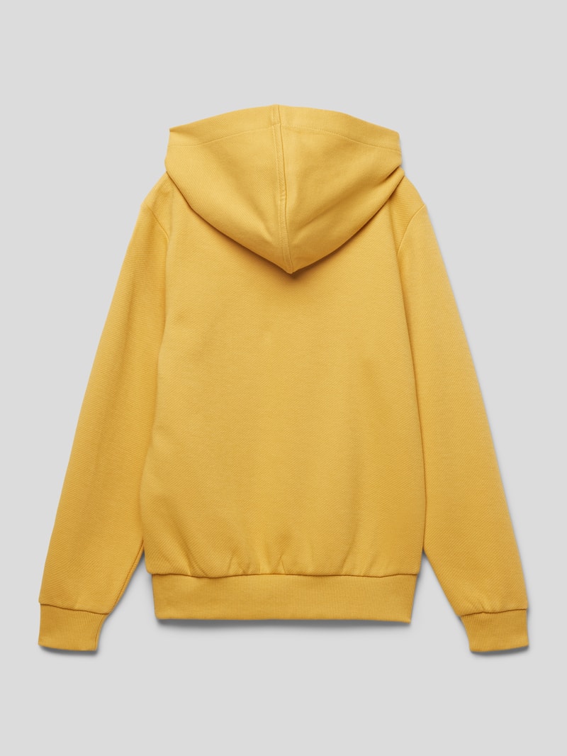 Hoodie mit Kapuze in senfgelb