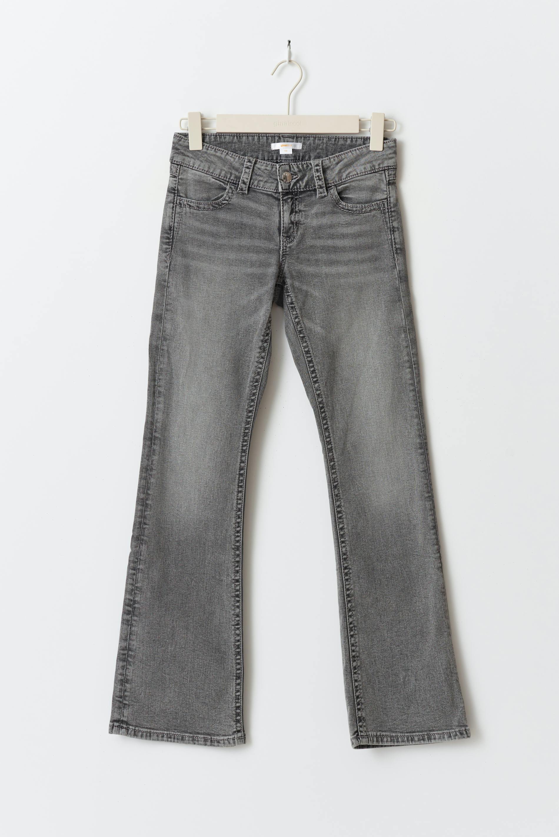 Sparkle low flare jeans