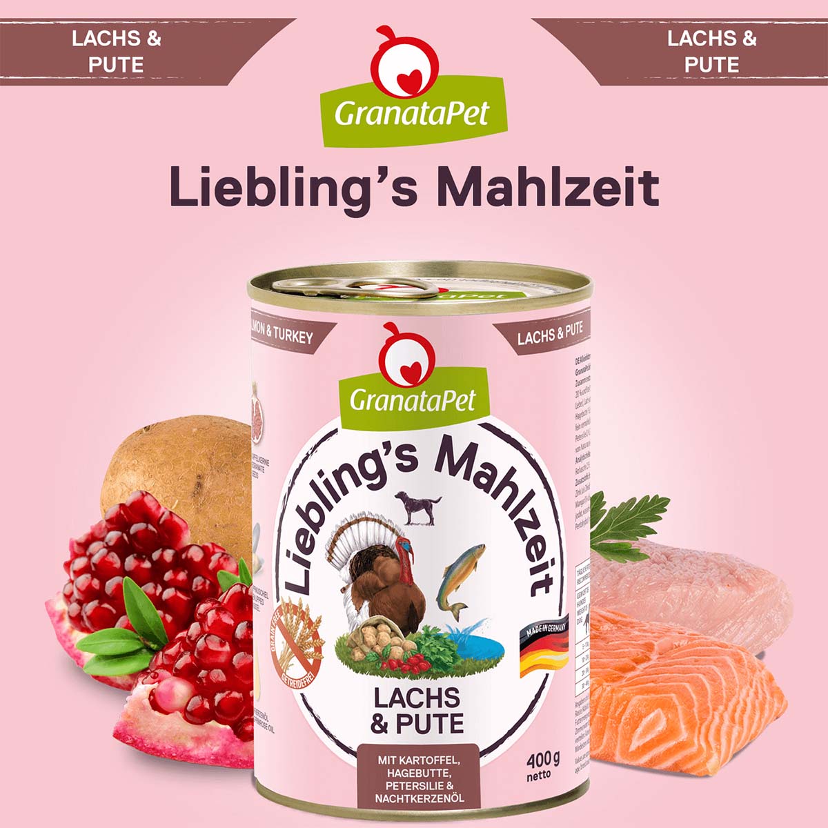 GranataPet Liebling's Mahlzeit Lachs und Pute kaufen bei ZooRoyal