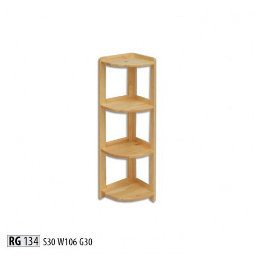 JVmoebel Eckregal, Eckregal Handgemachte Wand regal massivholz regal echt holz Regale