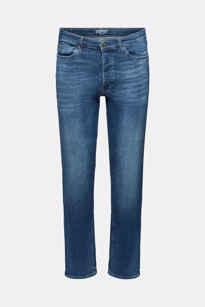 Jeans mit mittlerer Bundhöhe und Premium-Selvedge-Naht