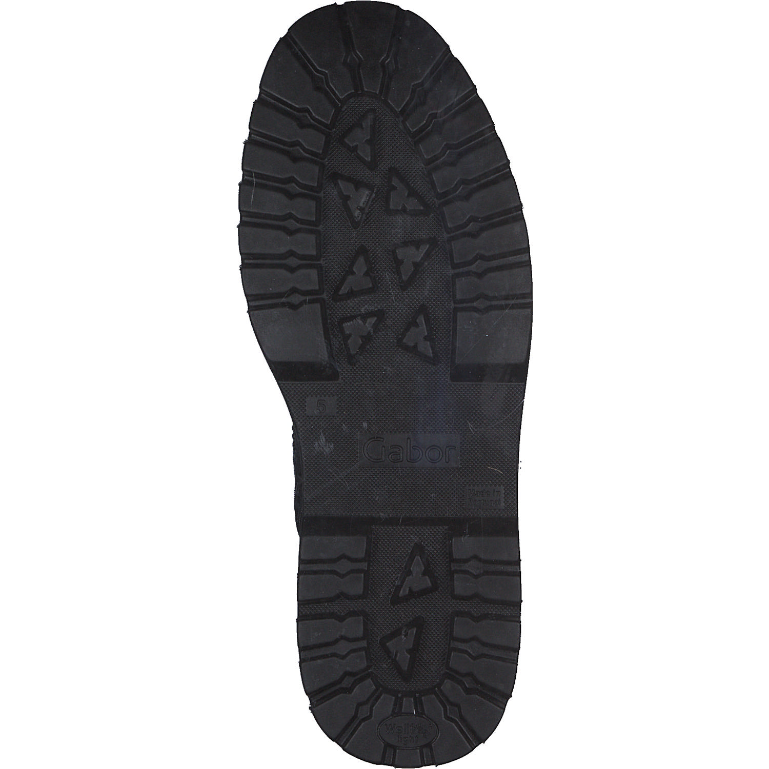 Gabor 71.721, Schnürstiefeletten, Damen, schwarz (gold)