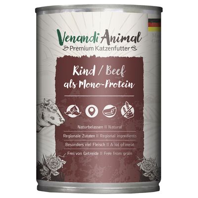Sparpaket Venandi Animal Monoprotein 24 x 400 g