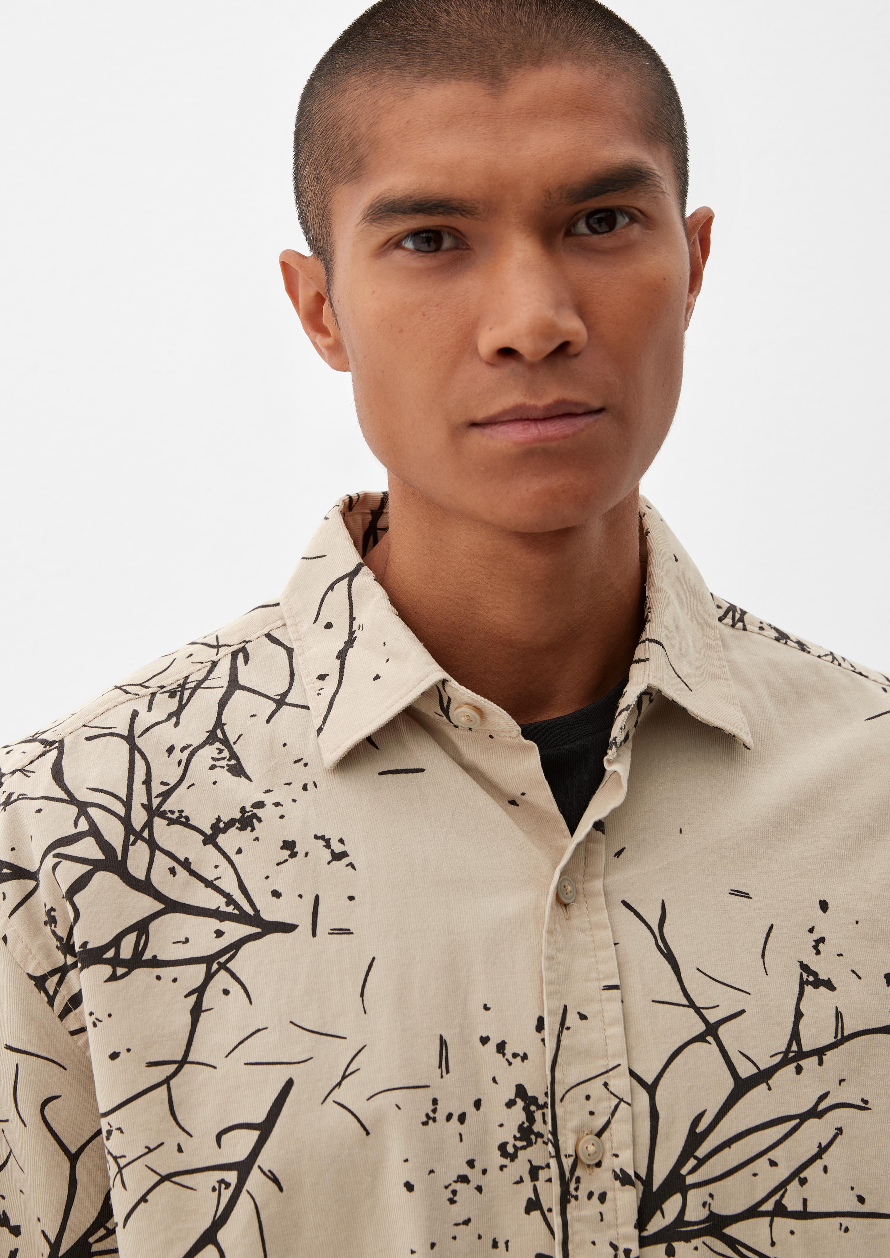 Relaxed: Hemd aus Feincord  2120976-80A3