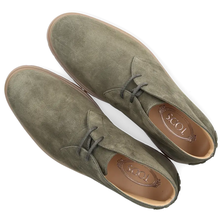 Tod's - Stiefeletten M59K00 Veloursleder - grün