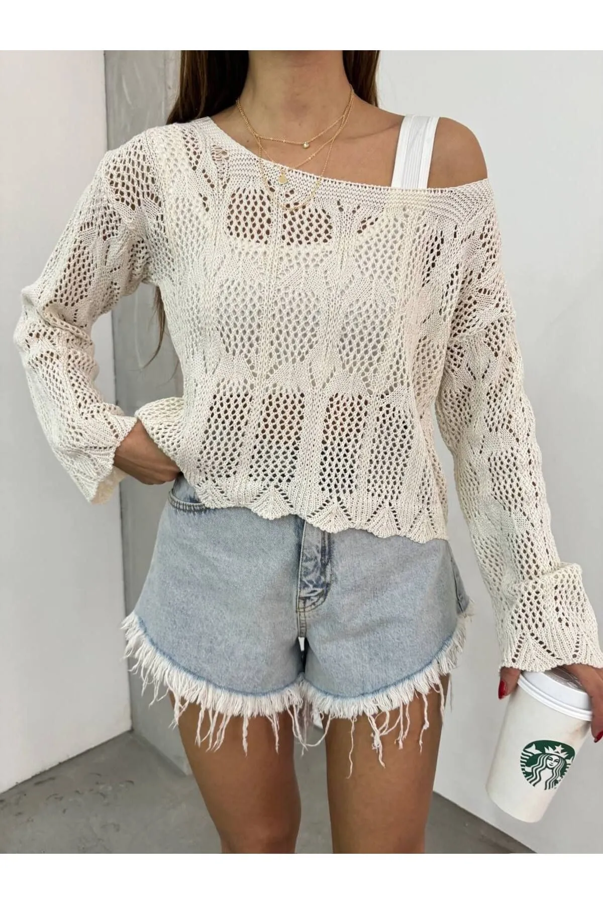BİKELİFE  Bluse - Beige - Regular Fit