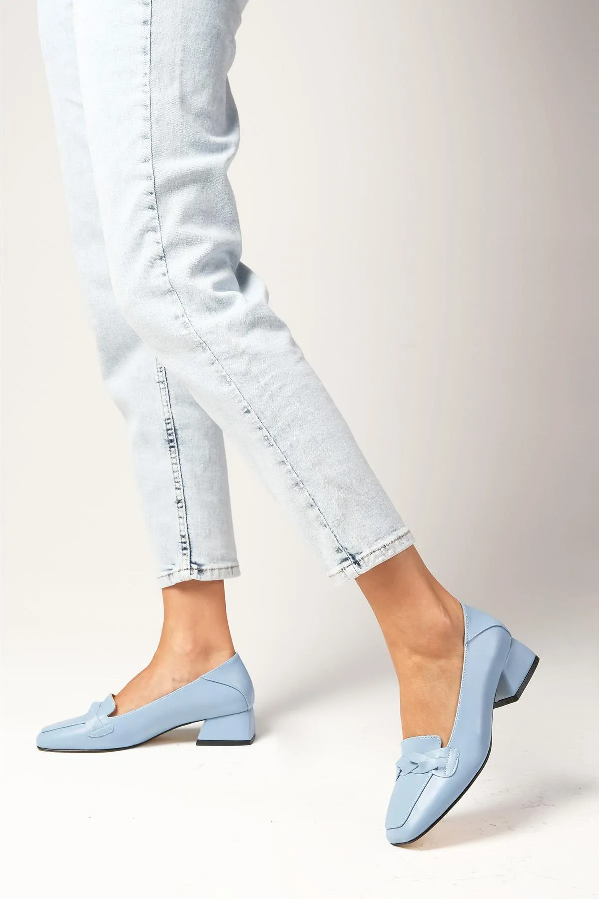 Mio Gusto  High Heels - Blau - Blockabsatz