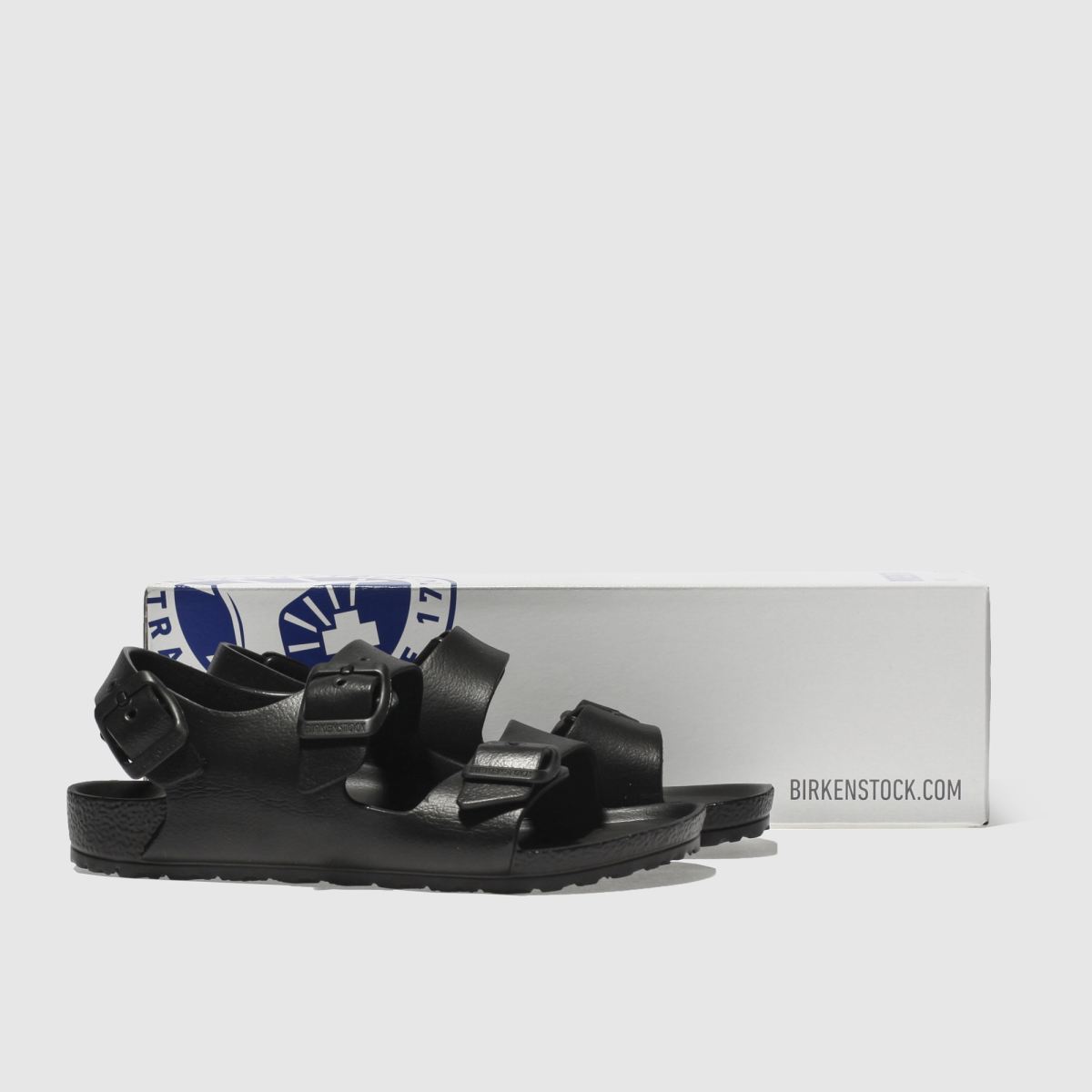 BIRKENSTOCK fekete milano eva junior szandál