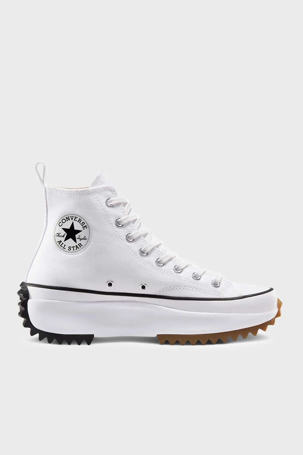 converse  Damen-Sneaker 166799c Run Star Hike Canvas Platform Weiß/Schwarz Canvas