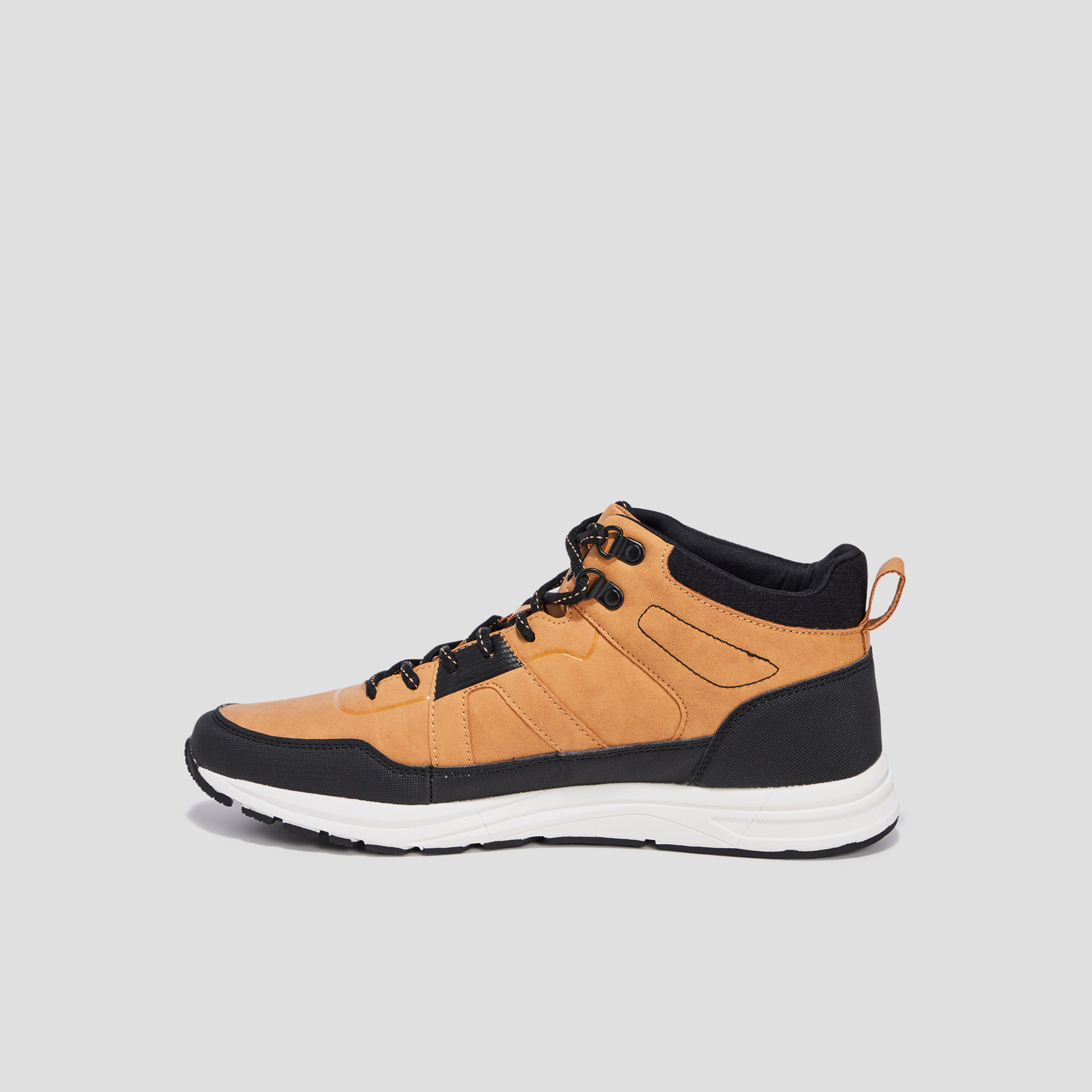 Baskets montantes Trappeur jaune homme | La Halle
