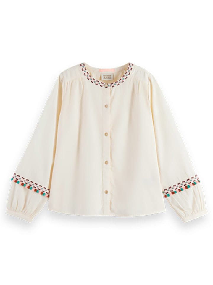 Scotch & Soda Bluse in Beige günstig kaufen