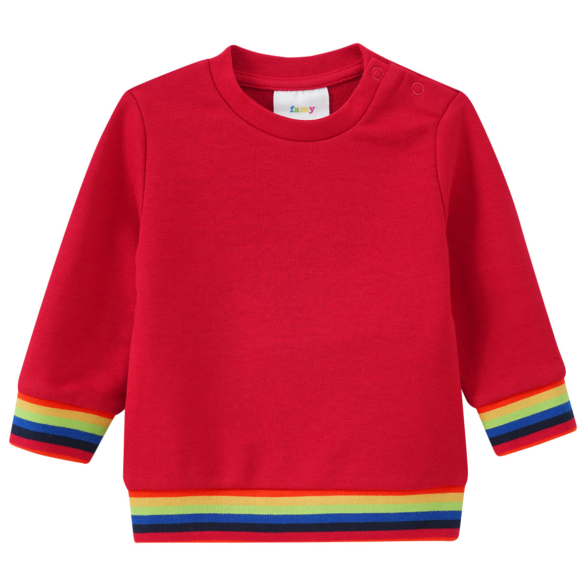Baby Sweatshirt mit bunten Akzenten