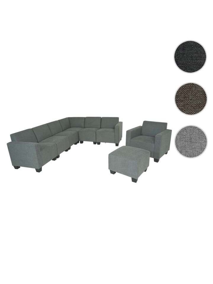 MCW Modular Sofa-System 6-2 Moncalieri, Grau günstig kaufen onesize