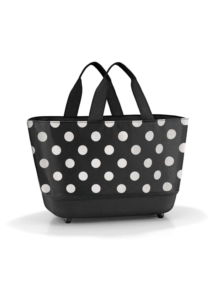 Reisenthel shopping shoppingbasket / Einkaufskorb (leo macchiato) in dots white günstig kaufen onesize