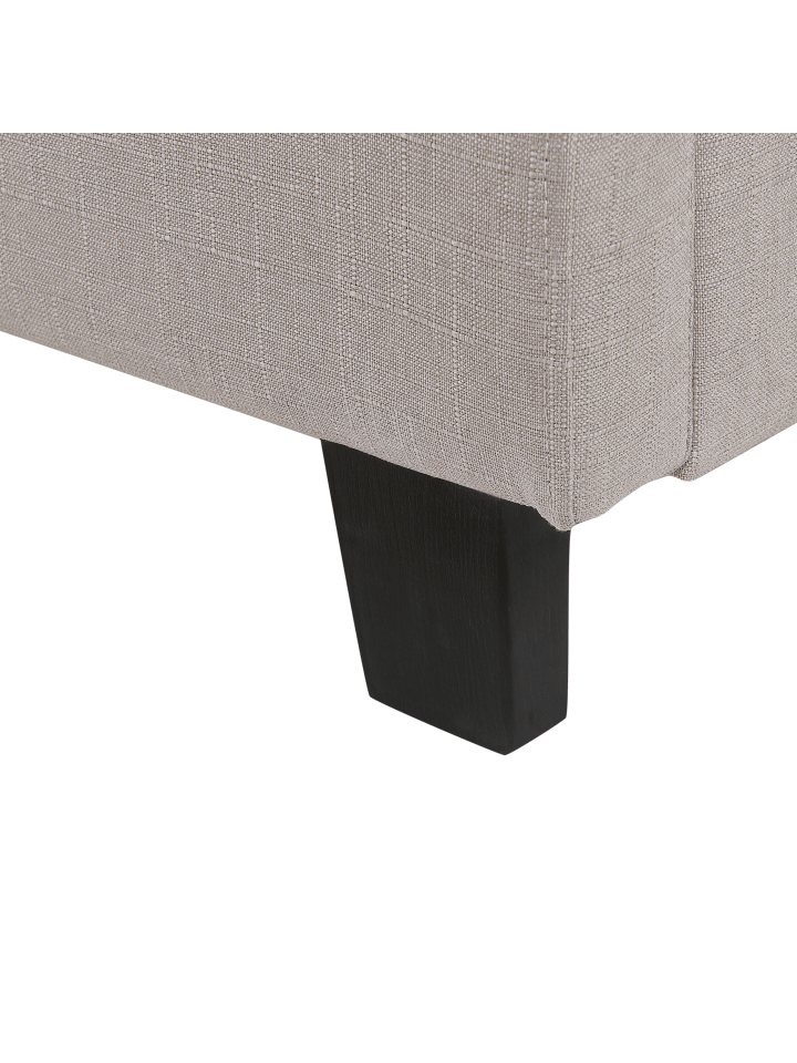 Beliani Doppelbett LA ROCHELLE in Grau - (W) 147 x (H) 109 x (L) 218 cm günstig kaufen onesize