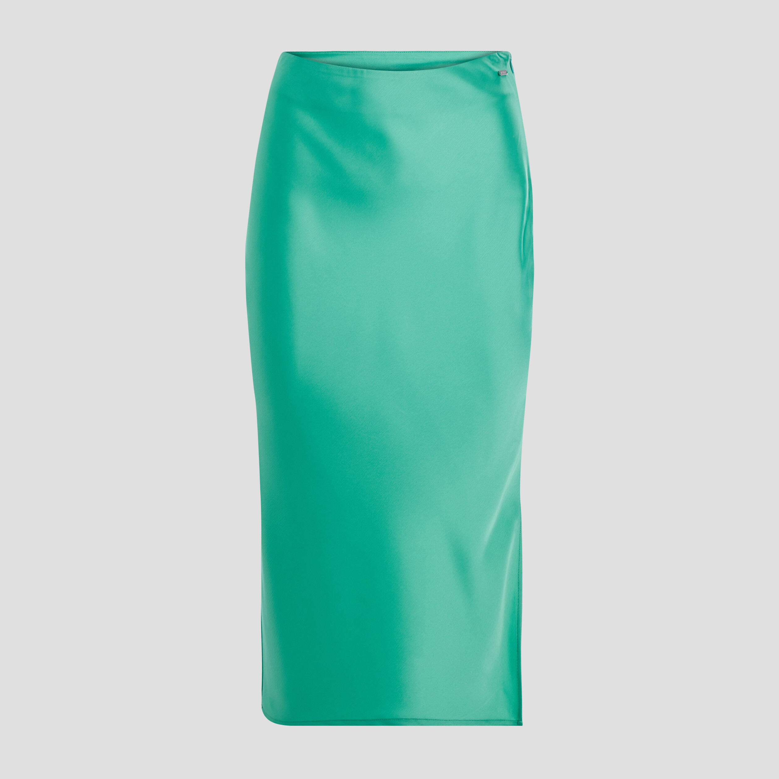 Jupe longue droite vert femme | La Halle