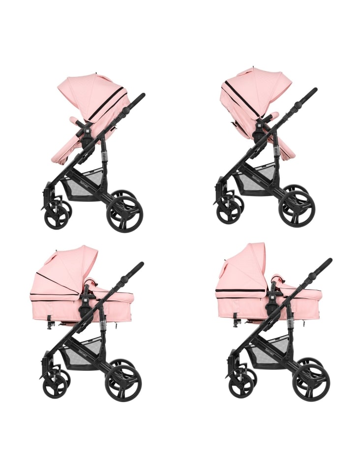 Kikkaboo Kombikinderwagen 3 in 1 Beloved in rosa günstig kaufen onesize