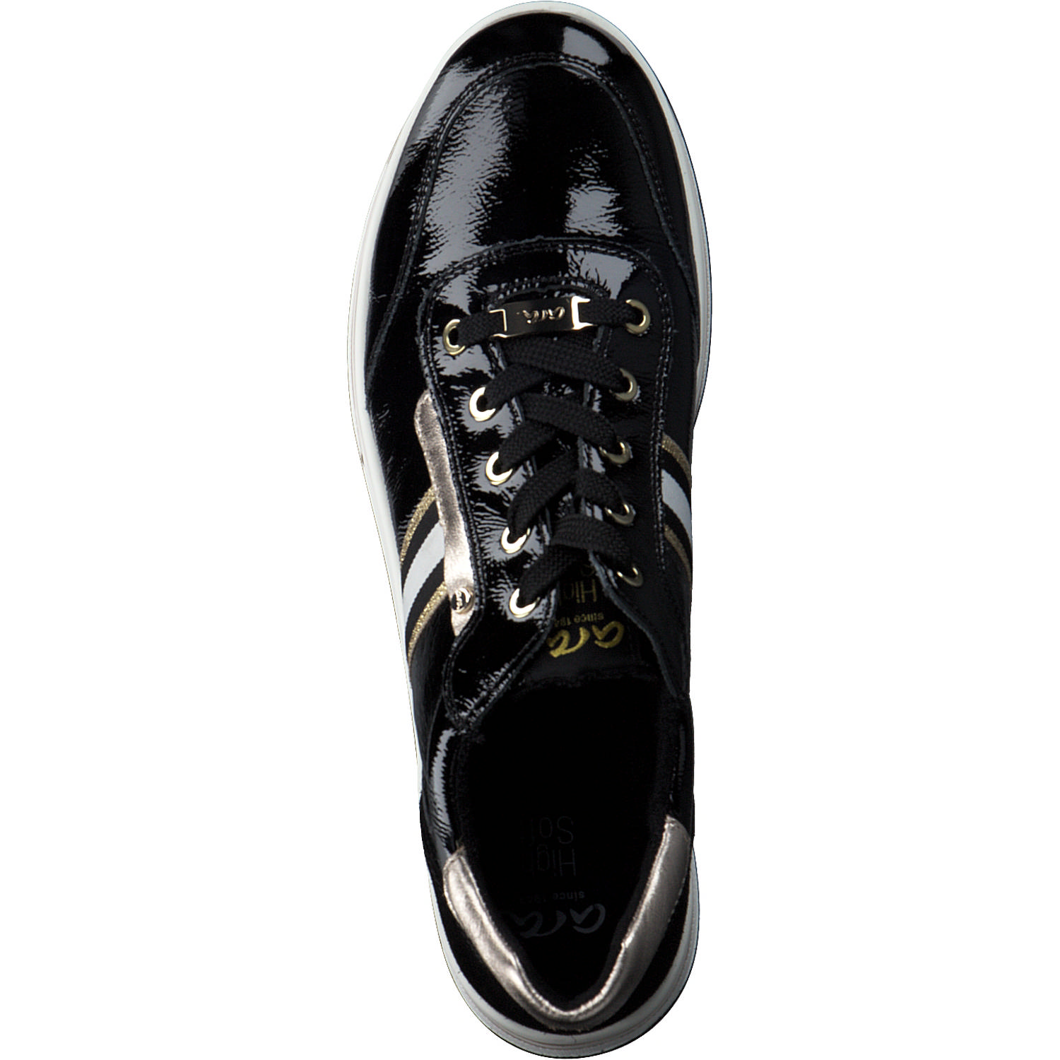 Ara Sapporo 2.0 32442, Sneakers Low, Damen, SCHWARZ PLATIN