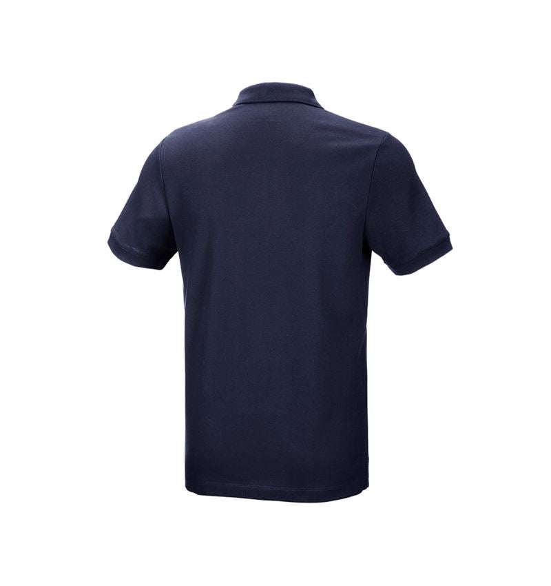 e.s. Piqué-Polo cotton stretch