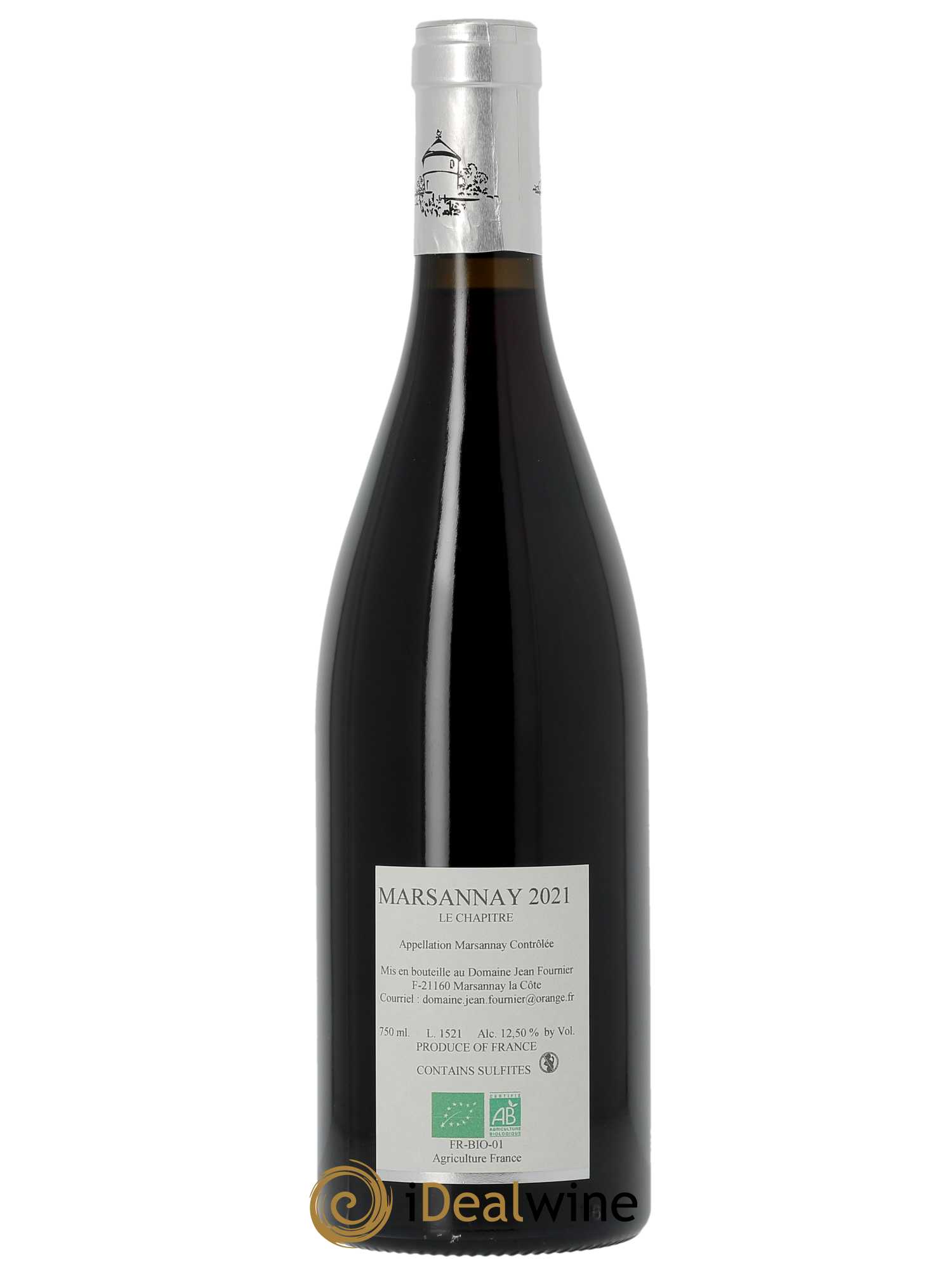 Marsannay Le Chapitre Jean Fournier (Domaine)  2021 - Lot de 1 Bouteille
