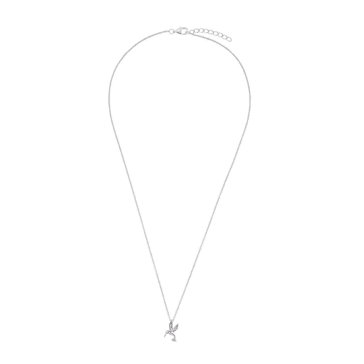 Kette mit Anhänger für Damen. 925 Sterling Silber | Kolibri