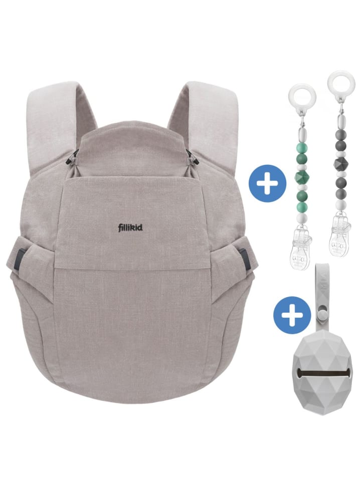 fillikid Babytrage Natural ab 3,5 -20 kg in grau günstig kaufen onesize