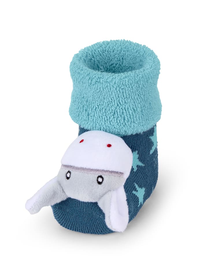 Sterntaler Baby Rasselsocken Esel in mittelblau günstig kaufen 16