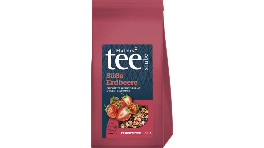 Müllers Teestube Früchtetee Süße Erdbeere 200 g