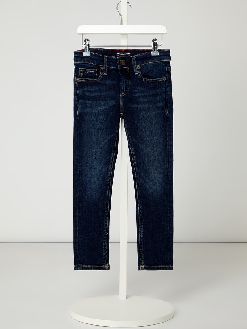 Slim Fit Jeans aus Baumwoll-Elasthan-Mix in jeans