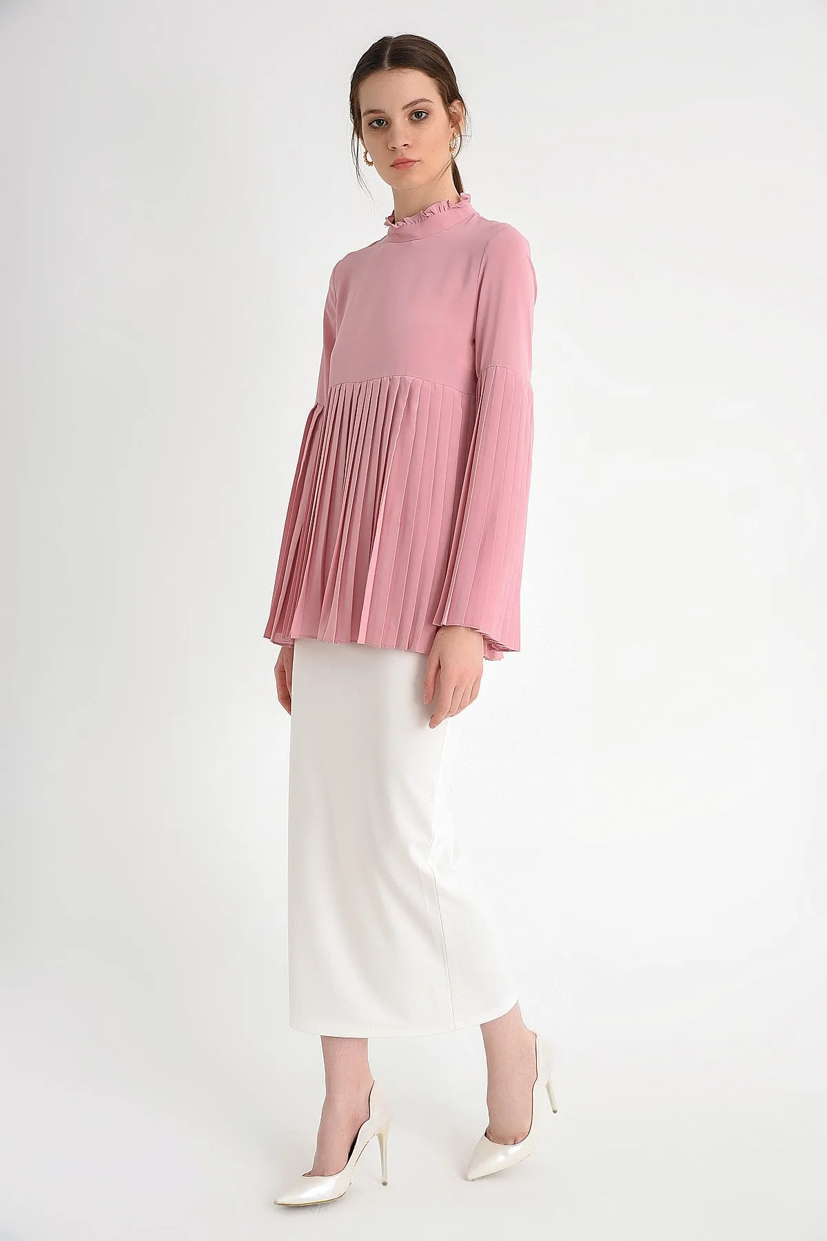 Bym Fashion  Weißer Damenrock 1074
