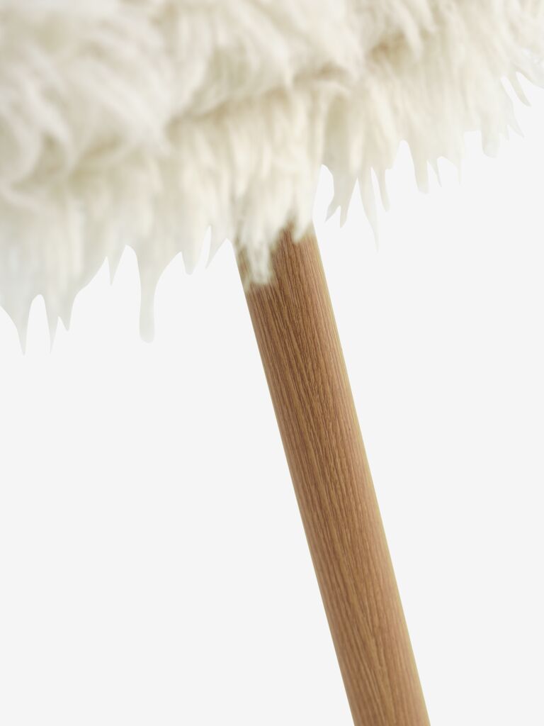 JONSTRUP JONSTRUP Dining Chair Plush Off-White/Oak Fabric