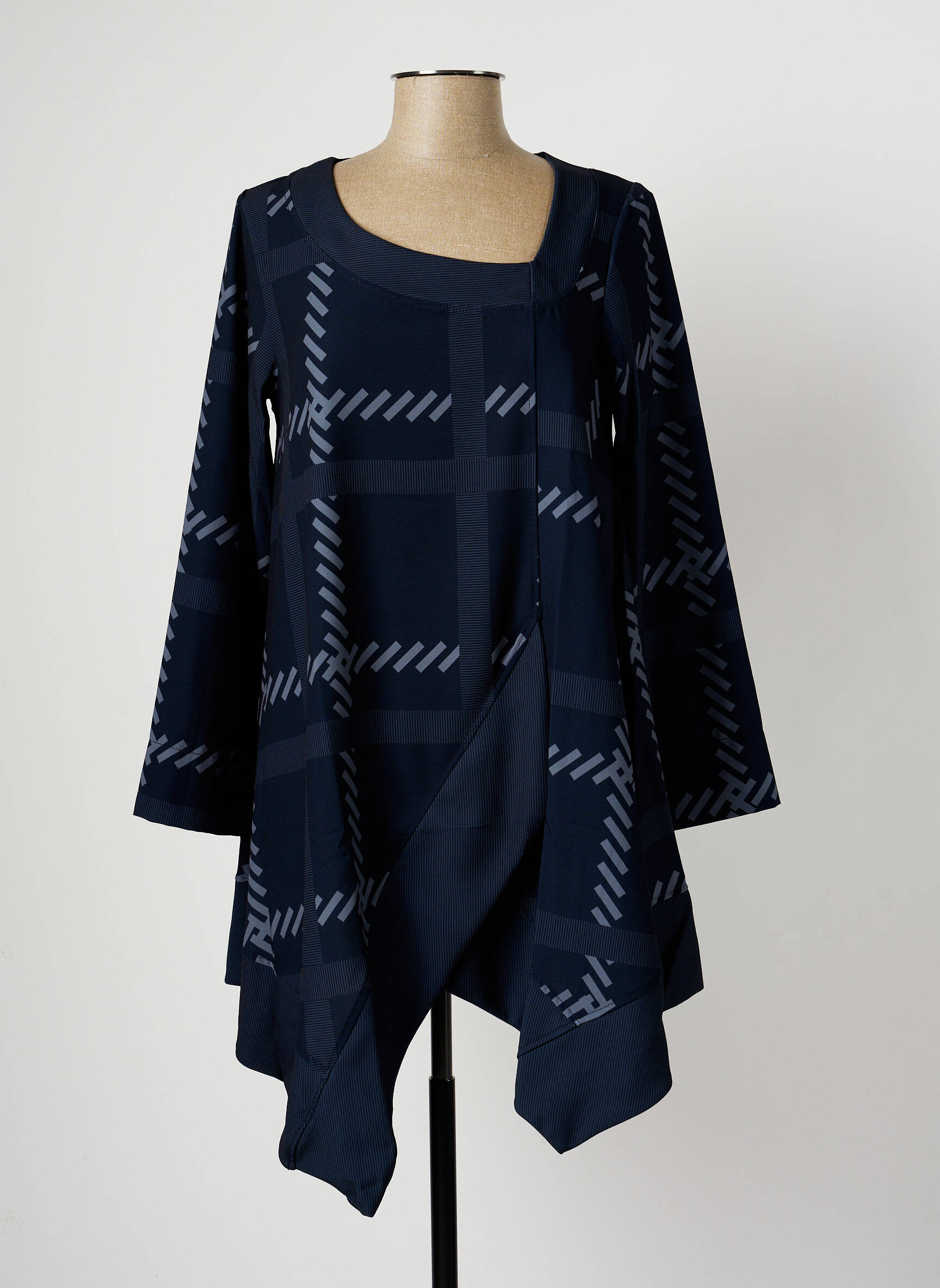 G Oze Tuniquemanchelongue Femme couleur bleu