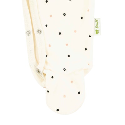 Strampler langarm, beige für Mädchen