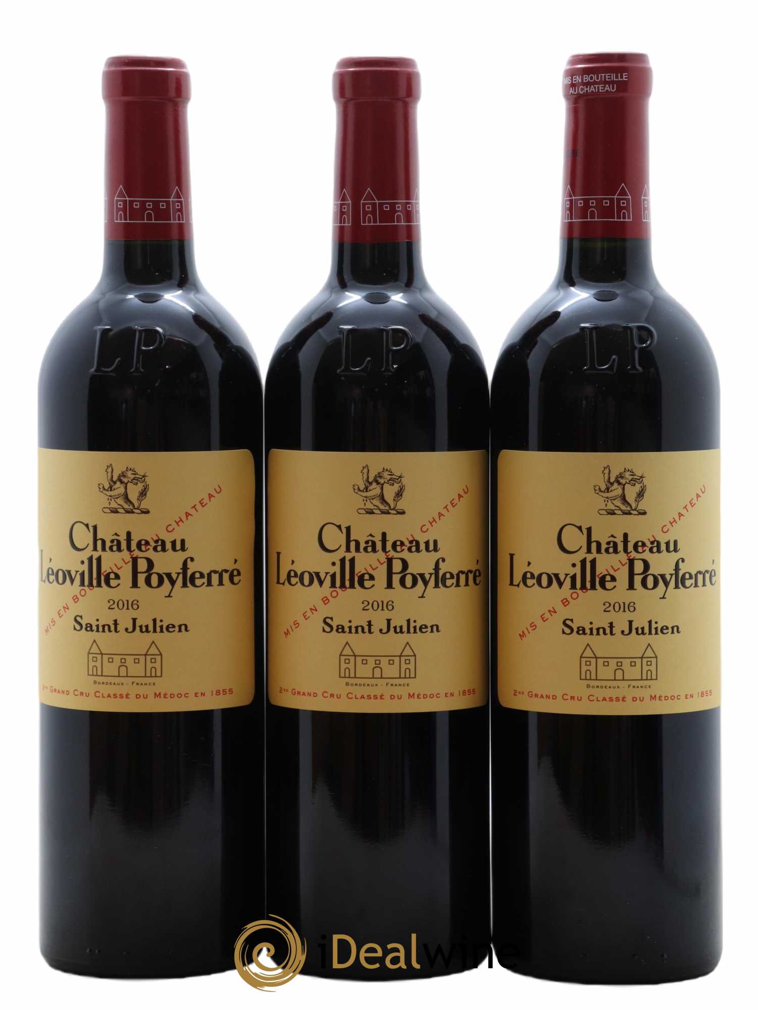 Château Léoville Poyferré 2ème Grand Cru Classé  2016 - Lot de 6 Bouteilles