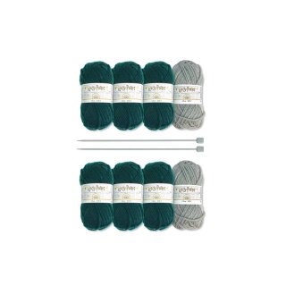 Harry Potter Strick Set Haussocken und Fäustlinge Slytherin