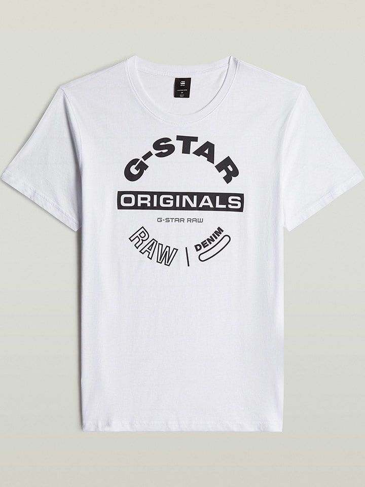 G-Star Shirt in Weiß günstig kaufen