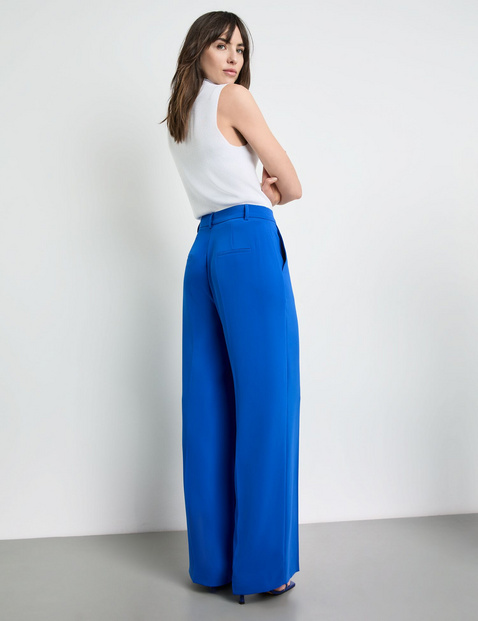 Knitterfreie, weite Hose Wide Leg