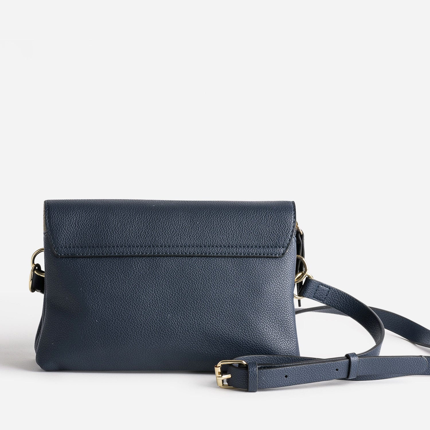 Sac bandoulière marine à double compartiment