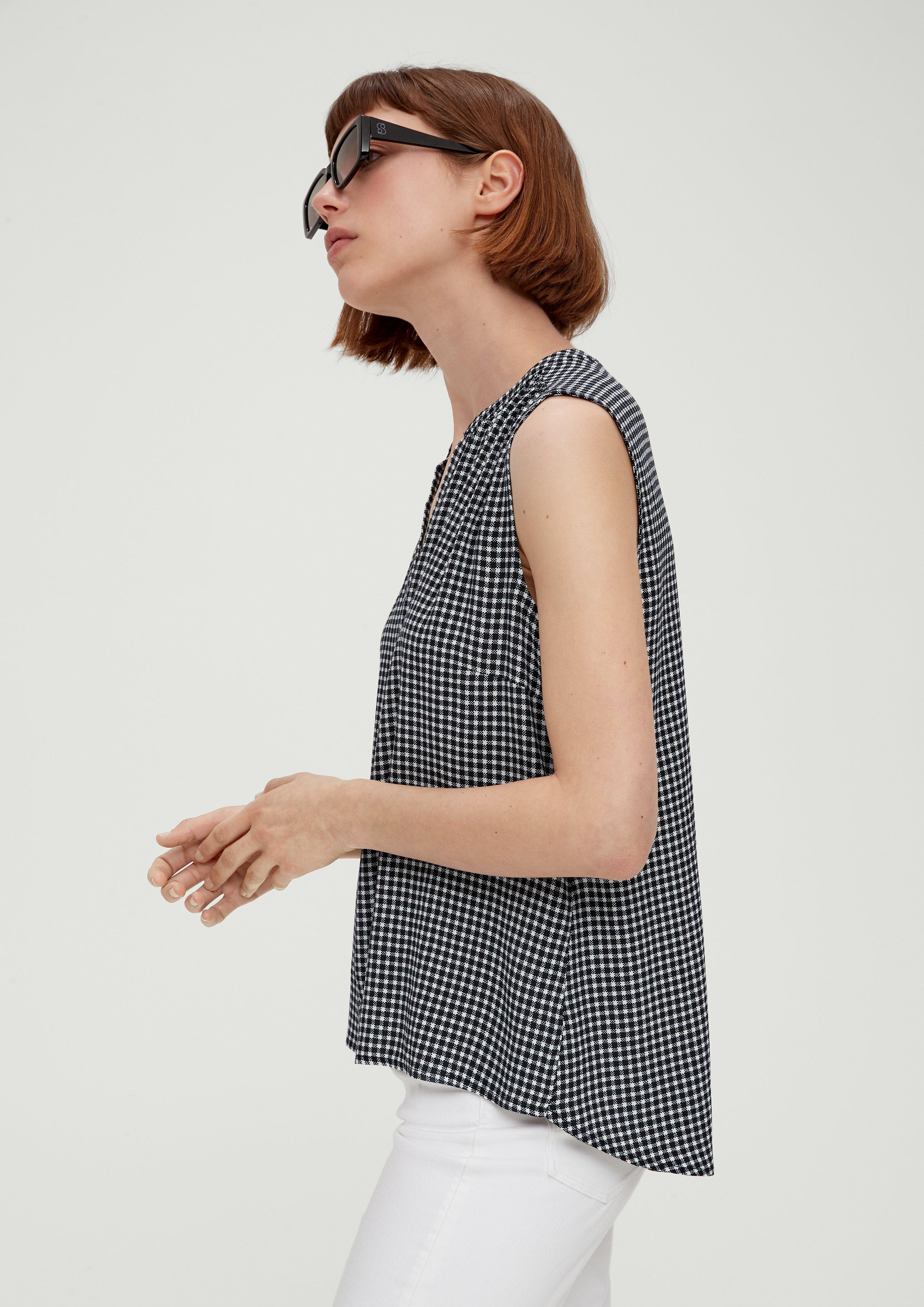 Viskosebluse mit Crêpestruktur  2131884-99N2