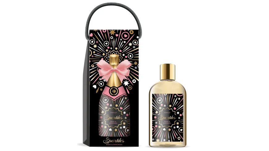 WONDERNICE Bade- und Duschgel in Sektflasche Geschenkpackung 150 ml