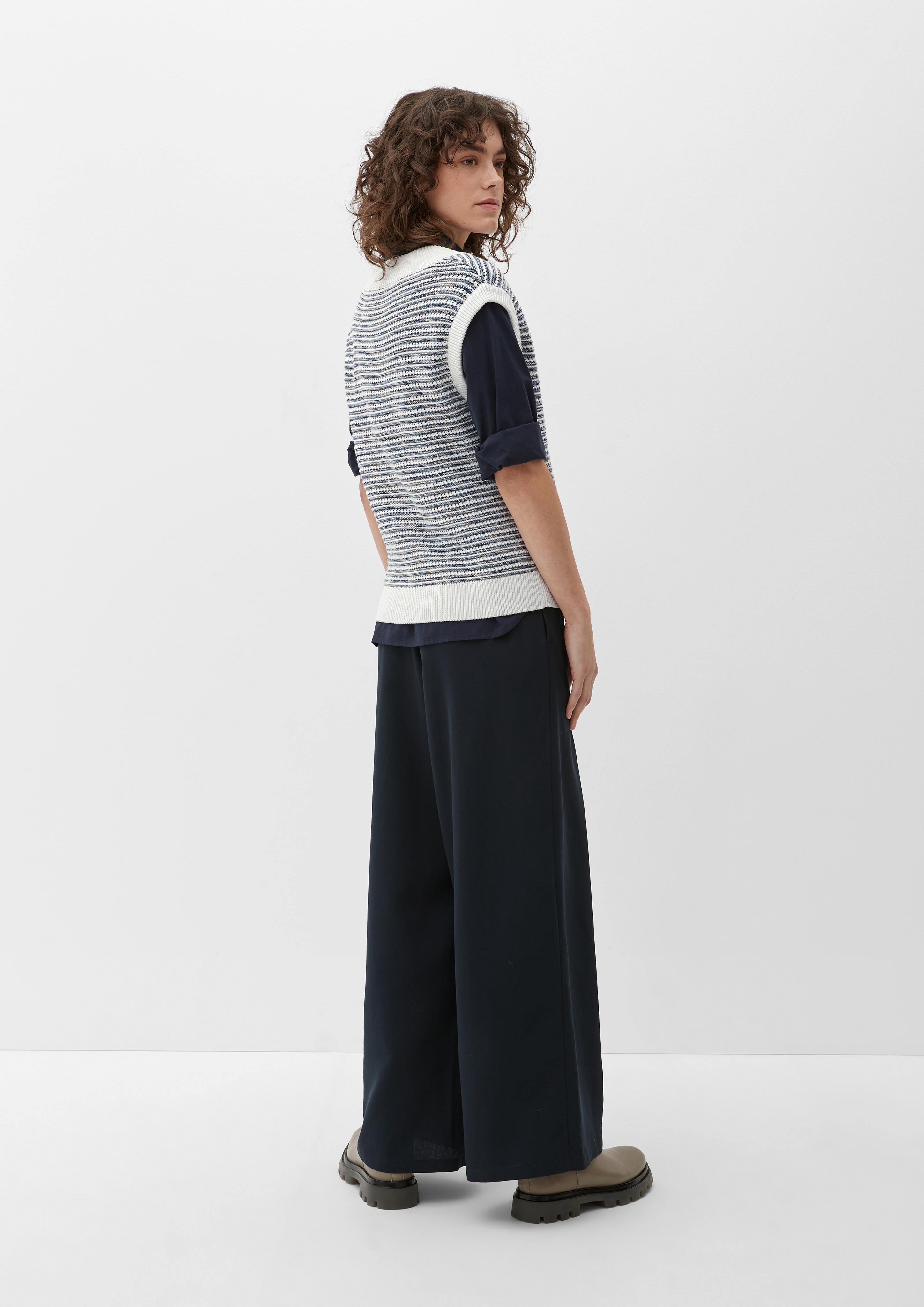 Strickpullunder mit Strukturmuster  2126962-02X4