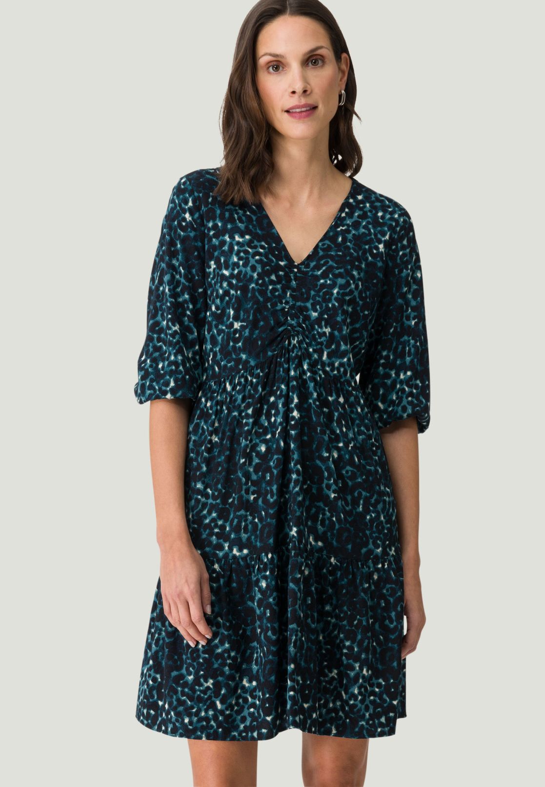 Minikleid mit Leoprint