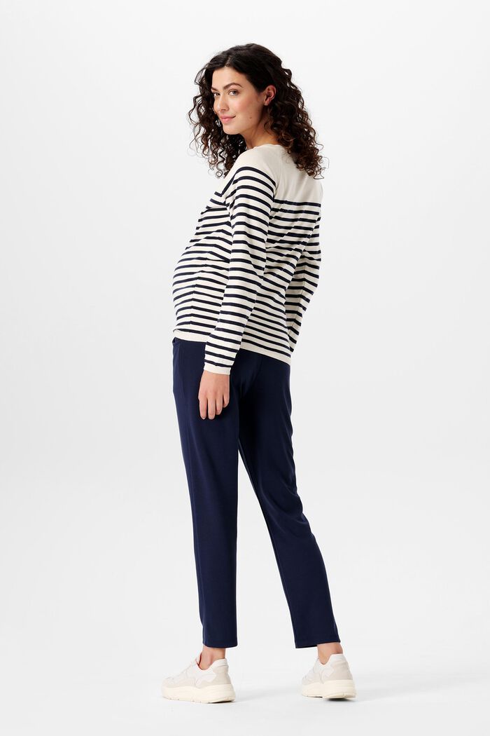 Gestreiftes Umstands-Sweatshirt