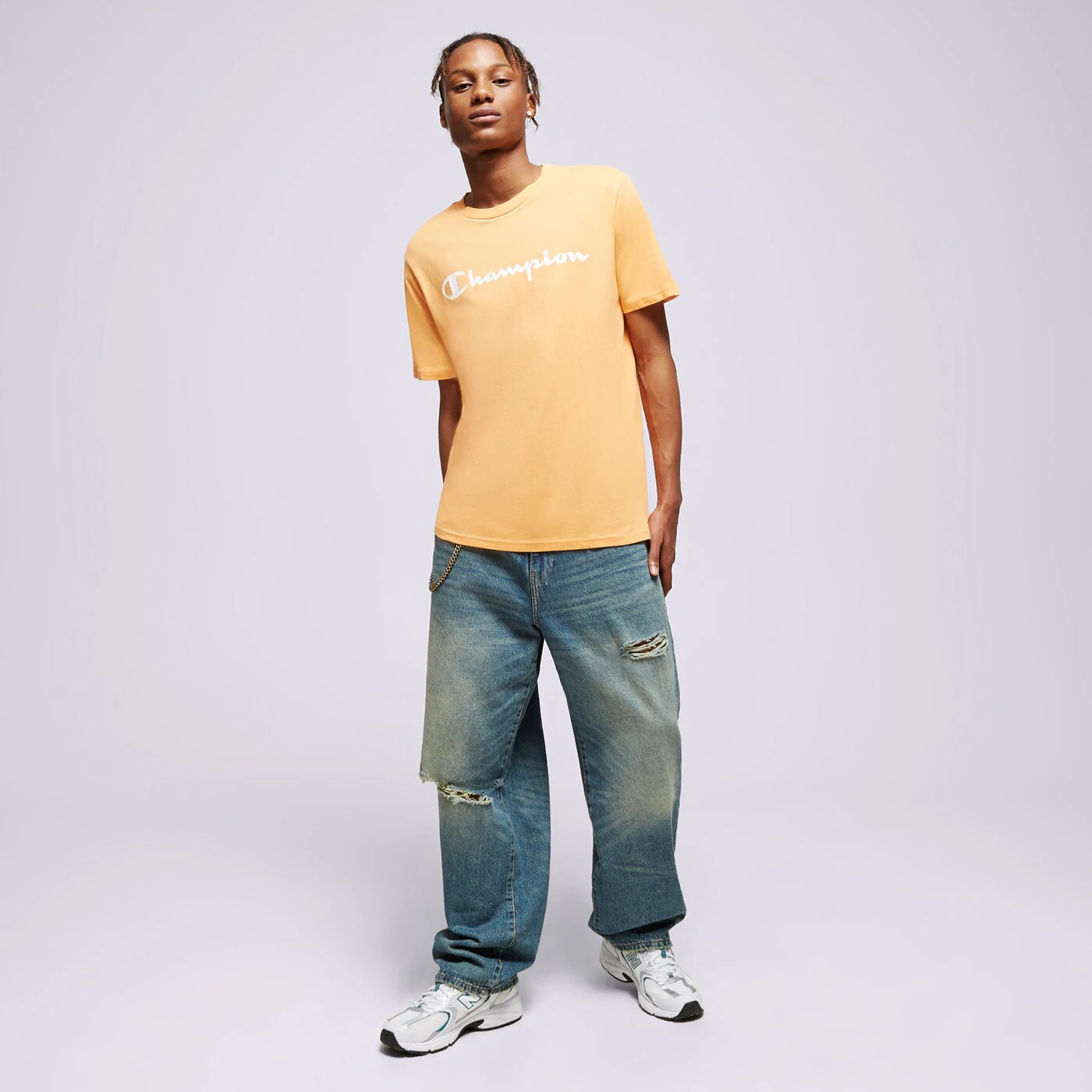 CHAMPION T-SHIRT CREWNECK T-SHIRT Orange