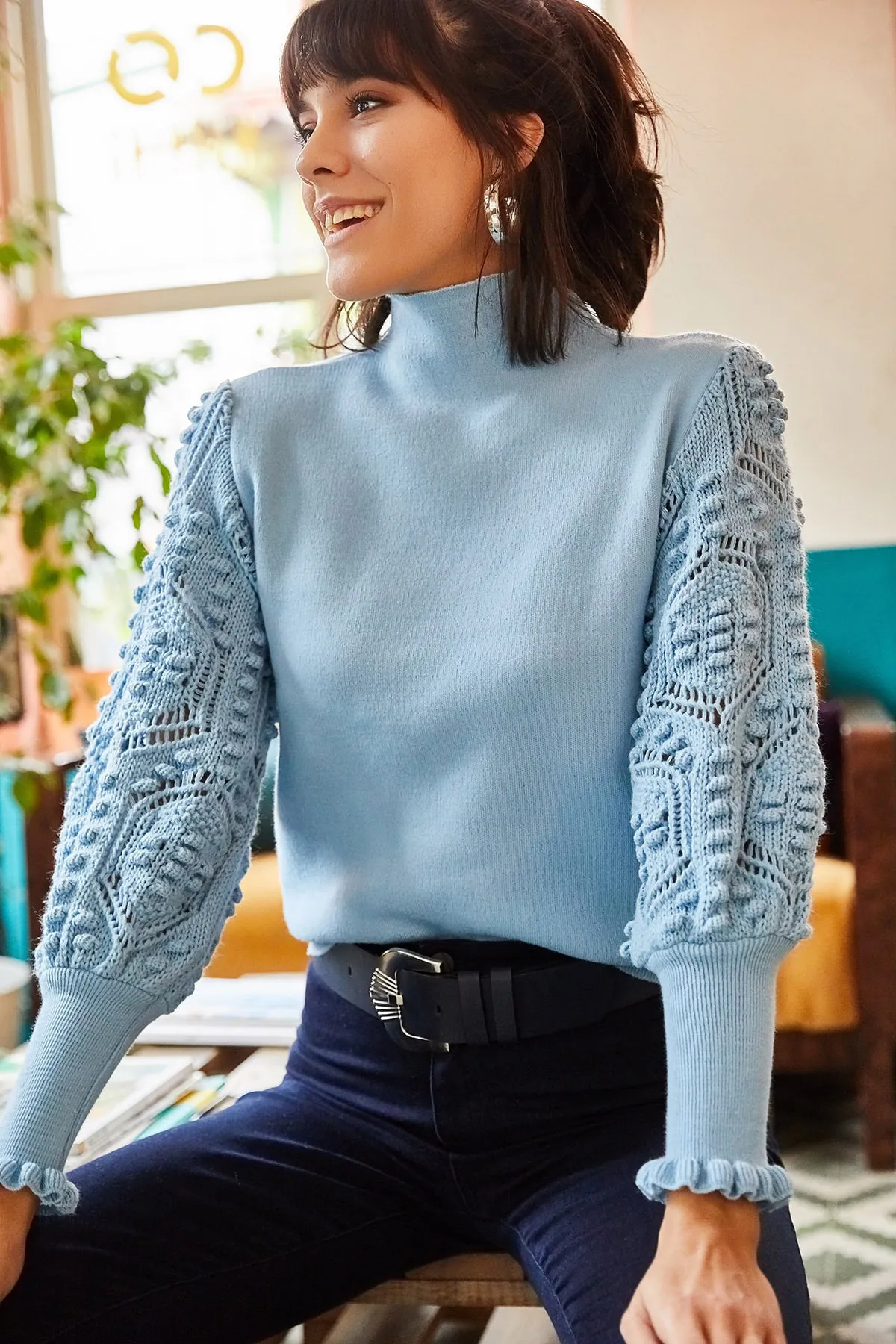 Olalook  Pullover - Blau - Regular Fit