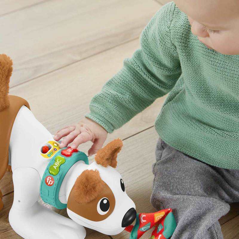 Peluche mon chiot rampe avec moi Fisher-Price