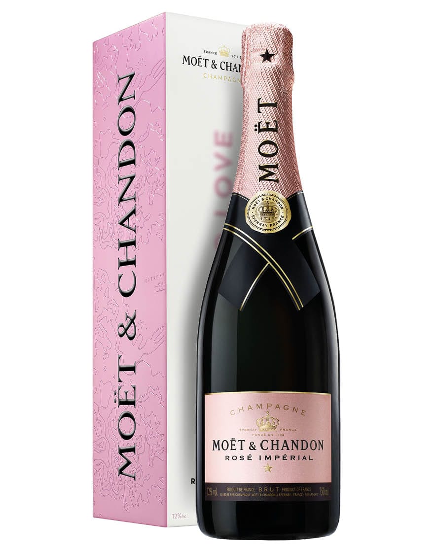 Champagne Brut Rosé AOC Rosé Impérial Say Yes to Love Moët & Chandon 0,75 ℓ, En Étui