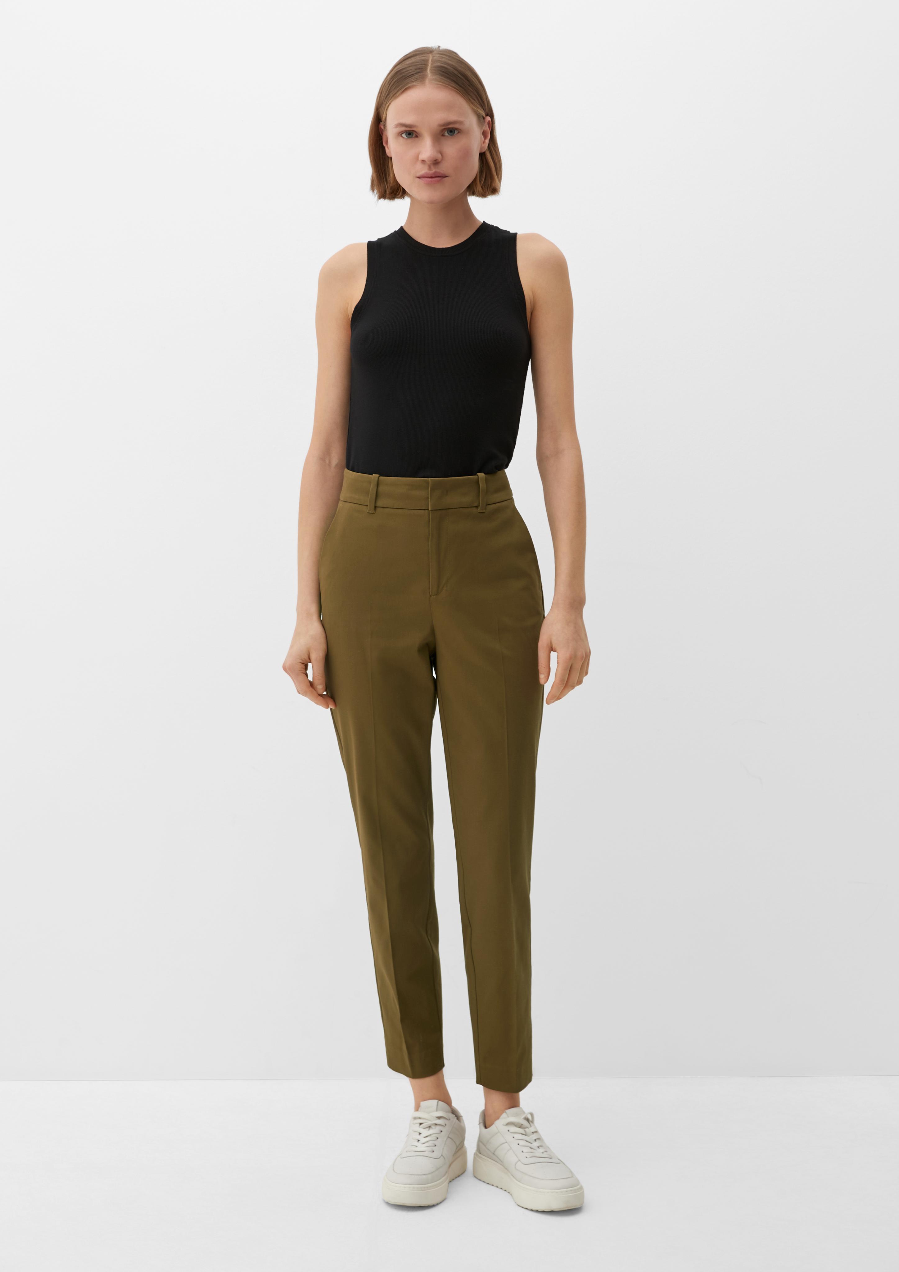 Regular: Zigarettenhose mit High Rise-Bund  2129013-7723