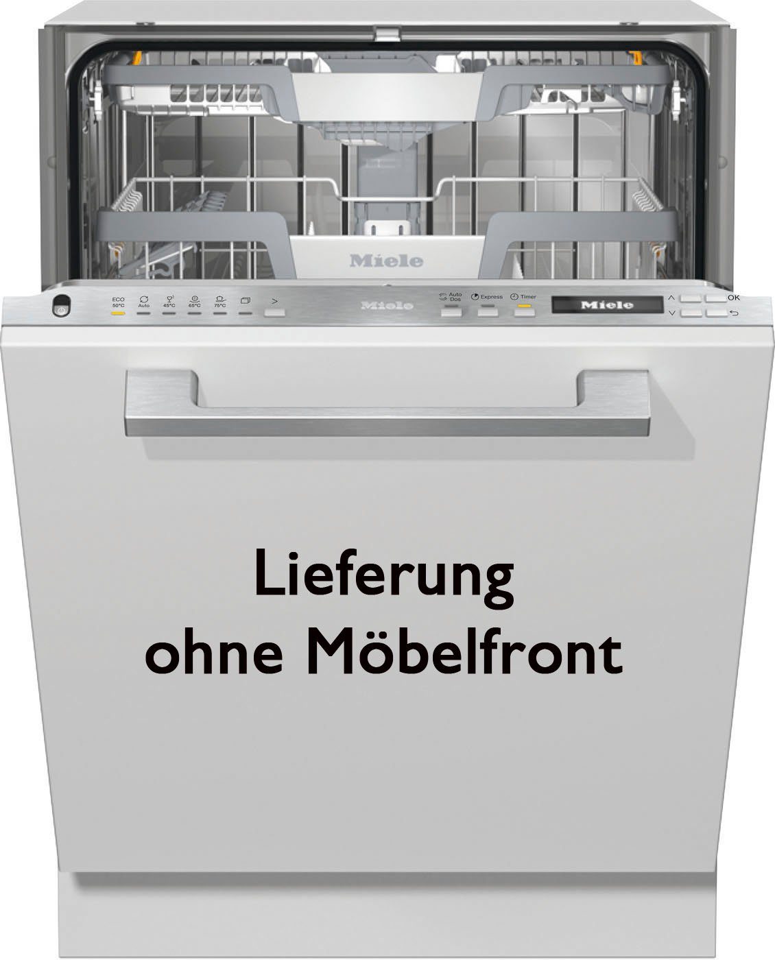 Miele vollintegrierbarer Geschirrspüler, G 7165 SCVi XXL AutoDos, 6 l, 14 Maßgedecke, XXL-Geschirrspüler
